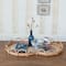Hello Honey® 23.5" Floral Fantasy Rattan & Bamboo Tray